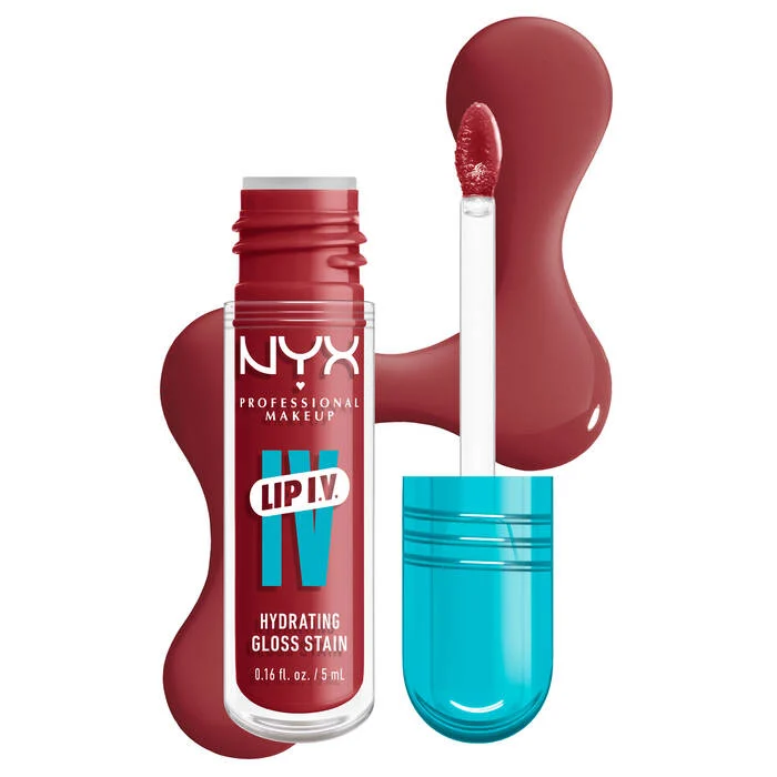 Tinta de labios hidratante con alto pigmento - NYX Professional Makeup LIP IV Gloss Sérum Hidratante