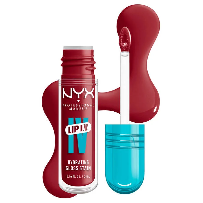 Tinta de labios hidratante con alto pigmento - NYX Professional Makeup LIP IV Gloss Sérum Hidratante