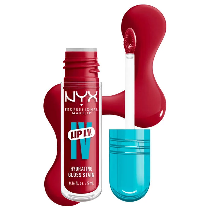 Tinta de labios hidratante con alto pigmento - NYX Professional Makeup LIP IV Gloss Sérum Hidratante
