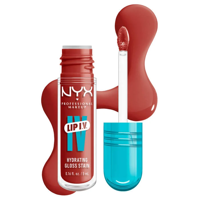 Tinta de labios hidratante con alto pigmento - NYX Professional Makeup LIP IV Gloss Sérum Hidratante