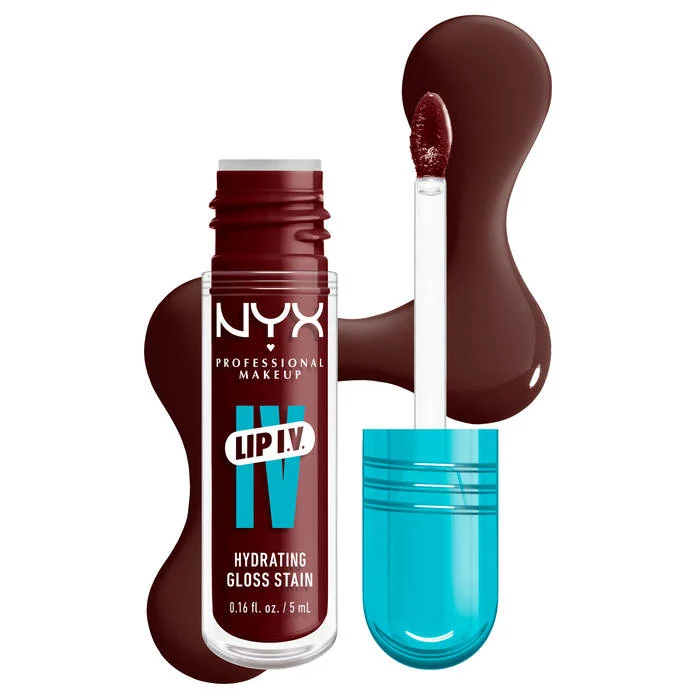 Tinta de labios hidratante con alto pigmento - NYX Professional Makeup LIP IV Gloss Sérum Hidratante