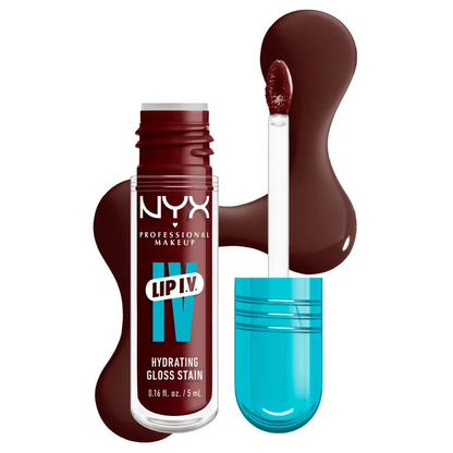 Tinta de labios hidratante con alto pigmento - NYX Professional Makeup LIP IV Gloss Sérum Hidratante
