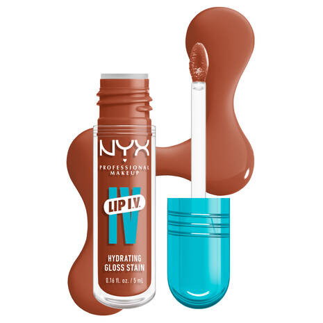 Tinta de labios hidratante con alto pigmento - NYX Professional Makeup LIP IV Gloss Sérum Hidratante