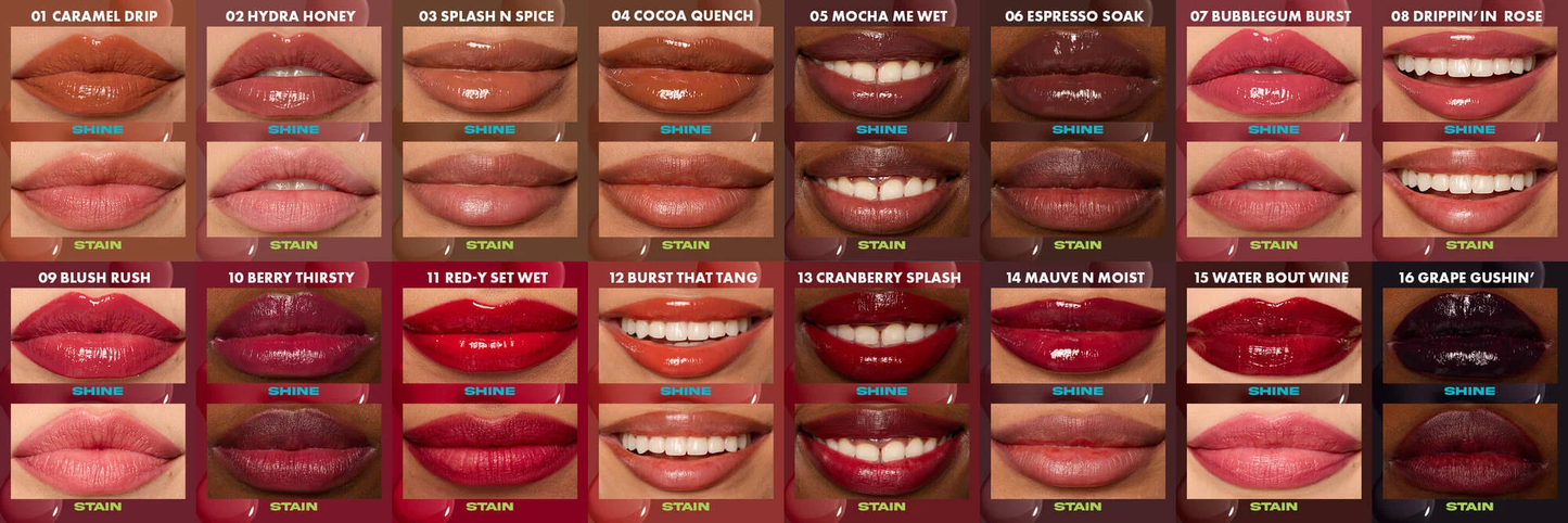 Tinta de labios hidratante con alto pigmento - NYX Professional Makeup LIP IV Gloss Sérum Hidratante